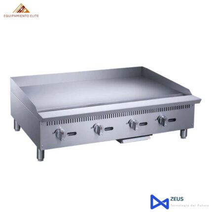 Migsa MGRG-48-MG Plancha Comercial de 4 Quemadores Medidas de 121.9 X 76.1 X 38.7 cm