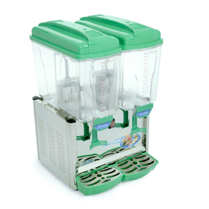 Migsa LYJ-230 Enfriador de aguas frescas de 2 tanques de 15 litros
